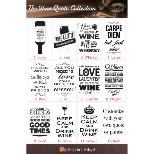 Large Wine Cork Shadow Box With Quote Engraving (Design Fronts)