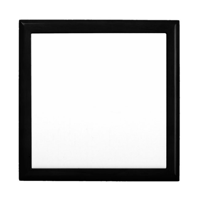 Large Wooden Keepsake Box with Custom Tile Lid (Front)