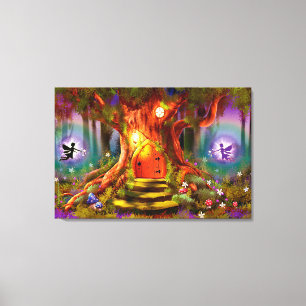 Large Wrapped canvas The Magic Tree Print