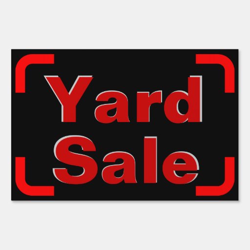 Large Yard Sale Yard Sign | Zazzle