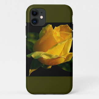 Large Yellow Rose iPhone 11 Case