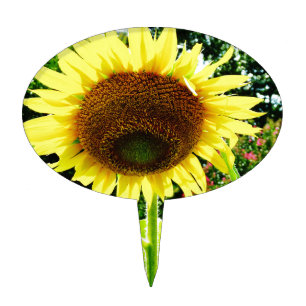 Large yellow Sunflower Cake Topper