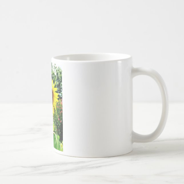 Large yellow Sunflower Coffee Mug (Right)