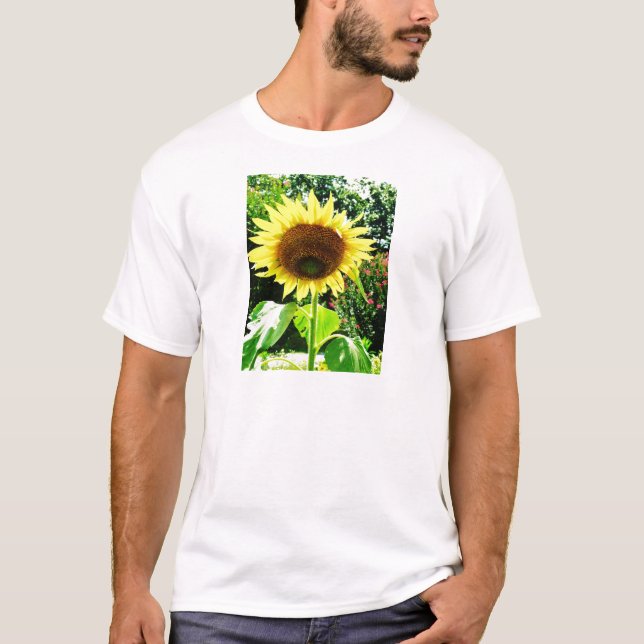 Large yellow Sunflower T-Shirt (Front)