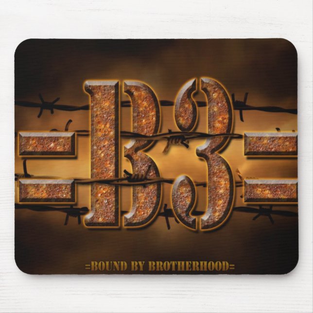 Largeb3barbedwire(1) Mouse Pad (Front)
