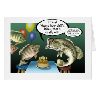 Bass Fishing Birthday Cards - Greeting & Photo Cards | Zazzle