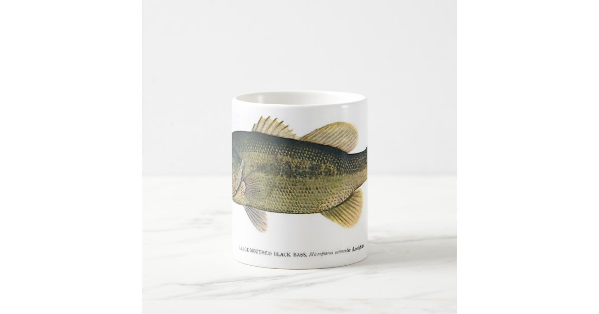 Large Mouth Bass Coffee Mug, Fishing and Hunting Mug, Beauti - Inspire  Uplift