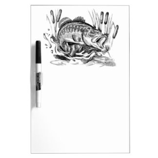 Largemouth Bass Dry-Erase Board