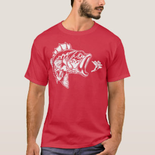 Largemouth Bass Eating Tinkerbell T-Shirt