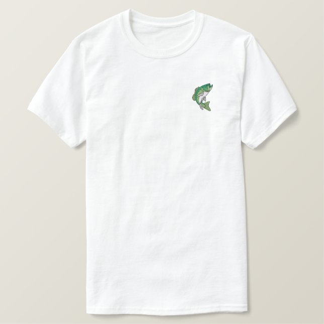 Largemouth Bass Embroidered Jacket (Design Front)