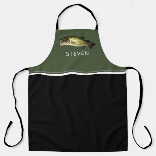 Largemouth Bass Fish Personalized Chef Apron