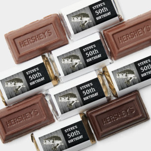 Largemouth Bass Fishing 50th Birthday Celebration Hershey's Miniatures