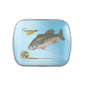 LARGEMOUTH BASS FISHING-CANDY TIN (Top)