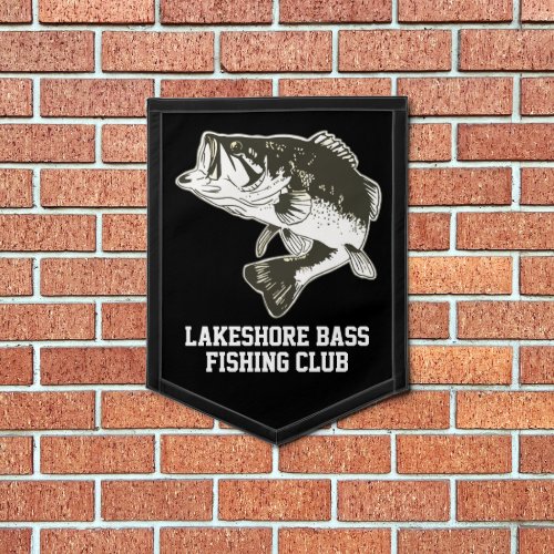 Largemouth Bass Fishing Club Sports Tournaments Pennant