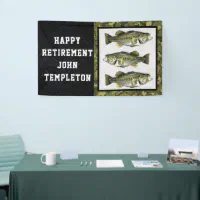 Happy Birthday Men's Fishing Banner