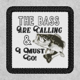 Funny Fishing Quotes Forced To Work Largemouth Patch