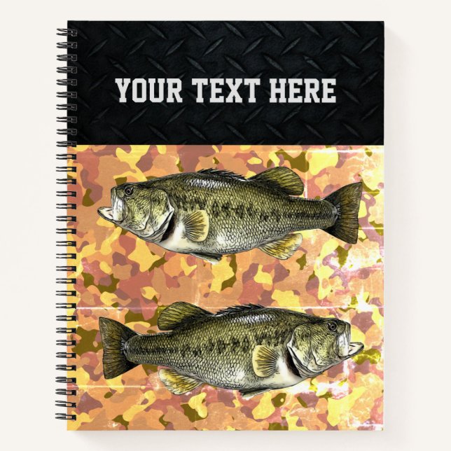 Largemouth Bass Fishing Log Book (Front)