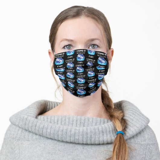 Largemouth Bass Fishing Men's Funny Quote Adult Cloth Face Mask (Worn)