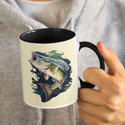 Largemouth Bass Fishing Mug