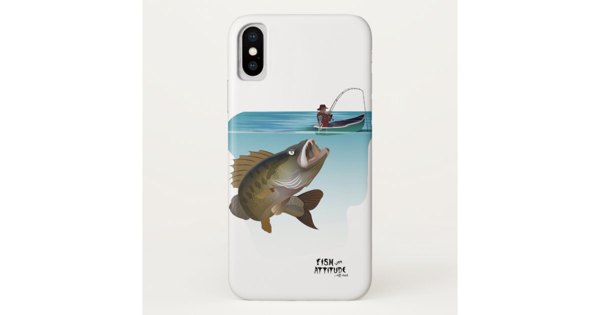 Largemouth Bass Fishing phone case. Case-Mate iPhone Case