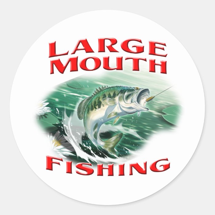 Largemouth Bass Fishing Stickers