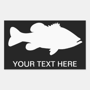 Largemouth Bass Fishing Sticker | Zazzle