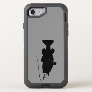 Largemouth Bass in Silhouette OtterBox Defender iPhone SE/8/7 Case
