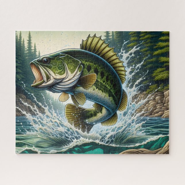 Largemouth Bass Jigsaw Puzzle (Horizontal)