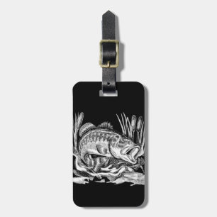 Largemouth Bass Luggage Tag