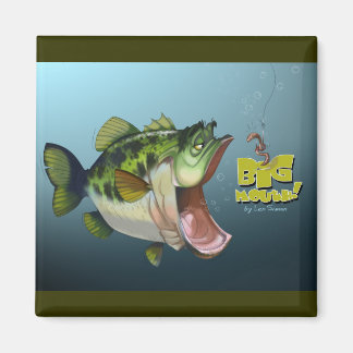 LargeMouth Bass Magnet