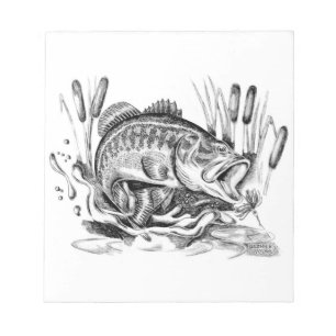 Largemouth Bass Notepad