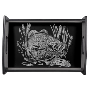 Largemouth Bass Serving Tray