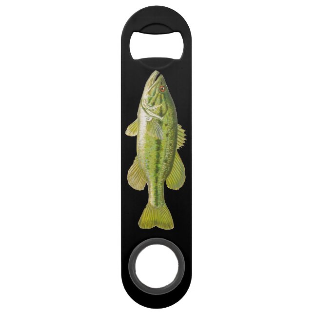 Largemouth bass speed bottle opener (Back)