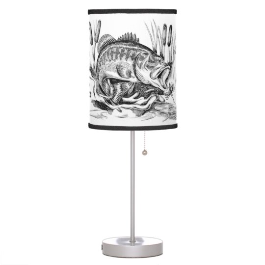 Largemouth Bass Table Lamp