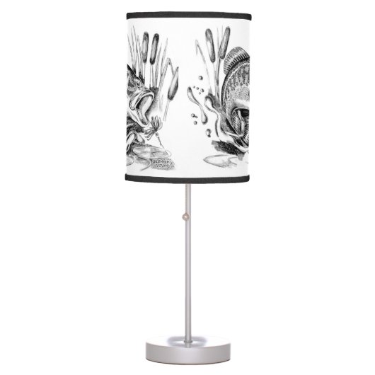 Largemouth Bass Table Lamp (Front)