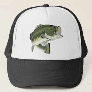 Largemouth Bass Baseball & Trucker Hats