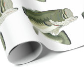 LARGEMOUTH BASS WRAPPING PAPER (Roll Corner)