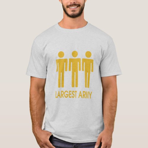 Largest Army T_Shirt