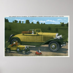 Largest Car in World, Studebaker Proving Poster