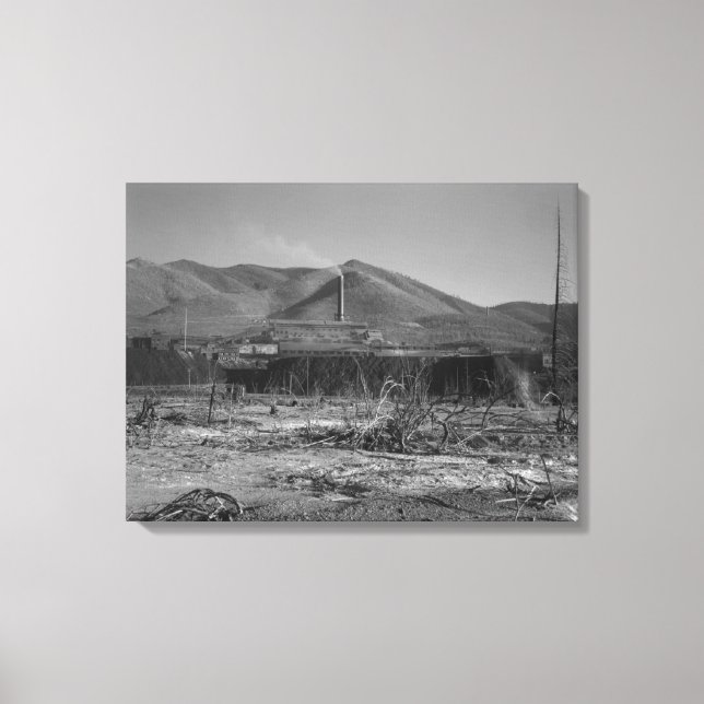 Largest lead mine in the world - Kellogg Canvas Print (Front)
