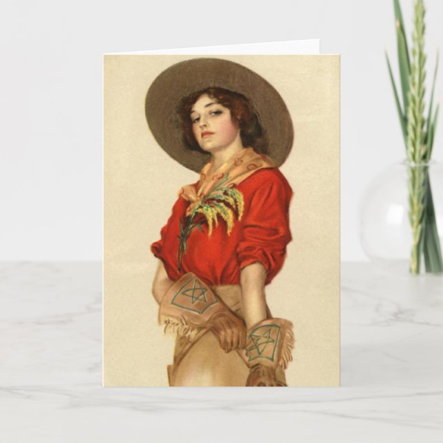 Lariat Lass Card (Front)