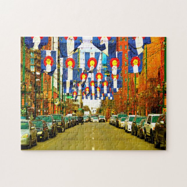 Larimer Street Denver Colorado. Jigsaw Puzzle (Horizontal)