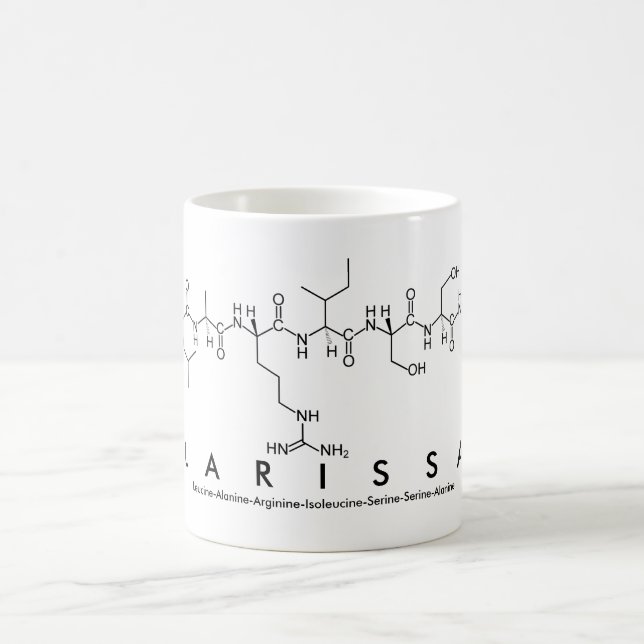 Larissa peptide name mug (Center)