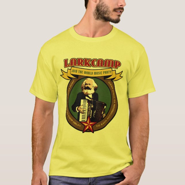 Lark Camp - World Music Party Accordion Shirt (Front)