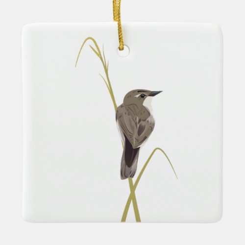 Lark Sparrow Ceramic Ornament