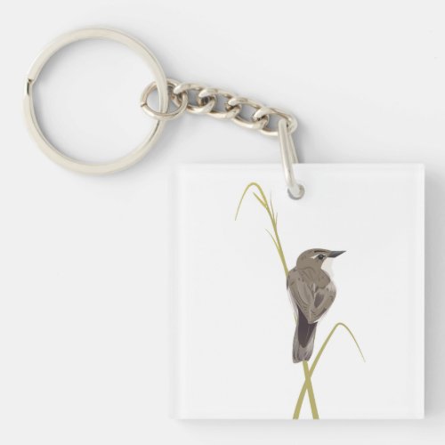 Lark Sparrow Keychain