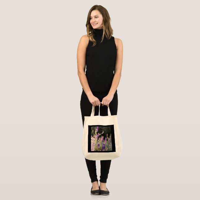 Lark Spur by GStuller Tote Bag (Front (Model))