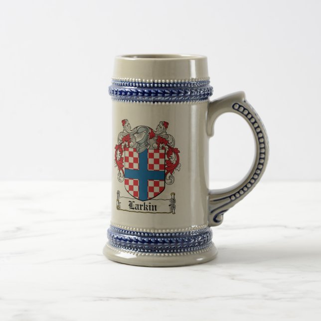Larkin Family Crest Beer Stein (Right)