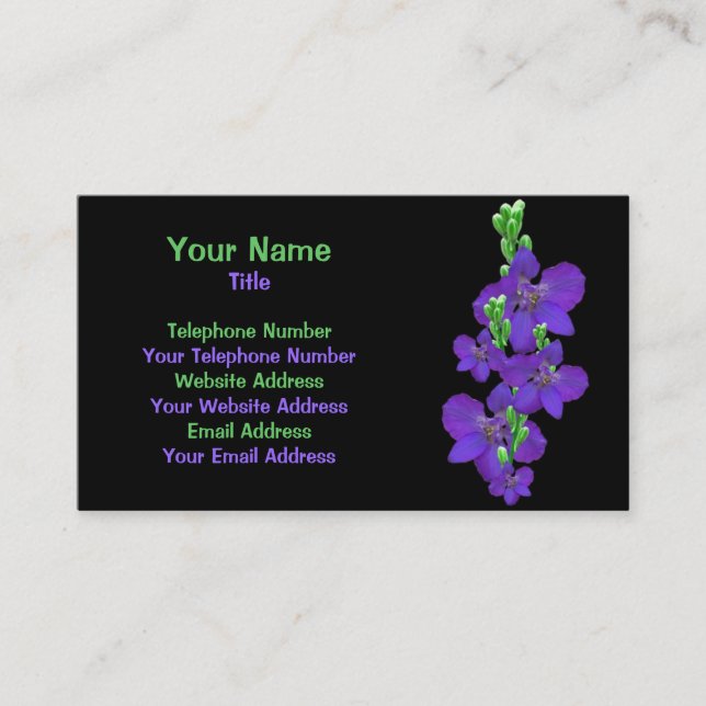 LARKSPUR business card (Front)