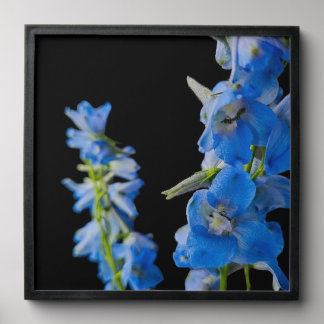 Larkspur Flowers Peel And Stick Photo Tile